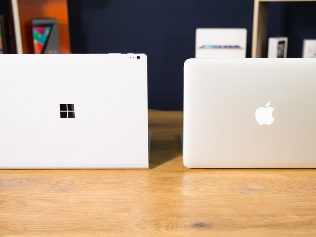 لپ‌تاپ ویندوزی در مقابل مک‌بوک